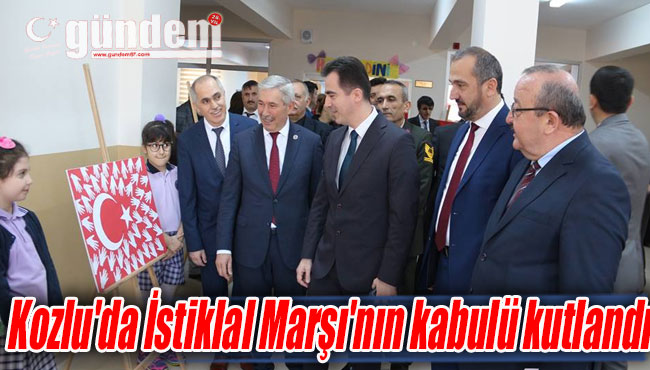 Kozlu'da İstiklal Marşı'nın kabulü kutlandı
