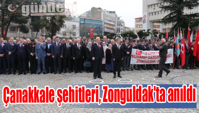 Çanakkale şehitleri, Zonguldak'ta anıldı