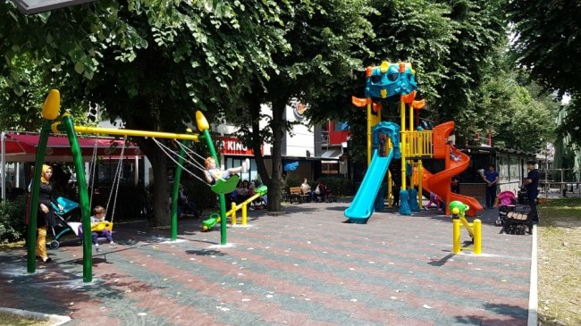 Avni Akyol'a çocuk oyun alanı yapıldı