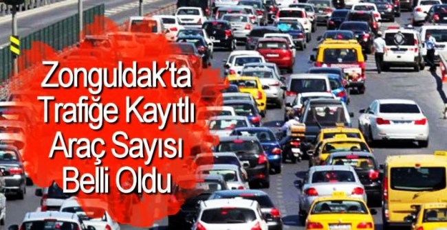 Zonguldak'ta araç sayısı açıklandı!..