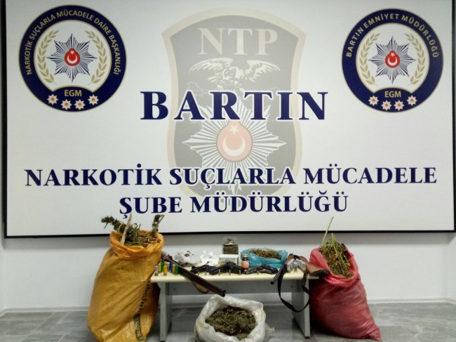 Bartın'da Zehir taciri operasyonu 1 tutuklama