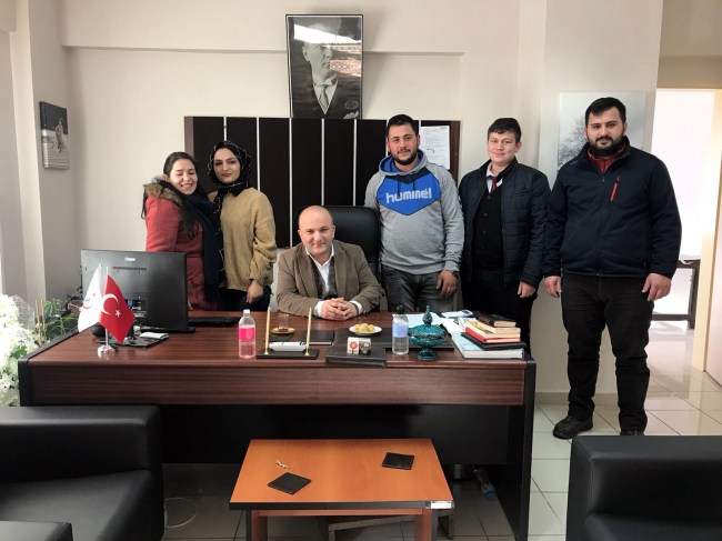 Ak Partili Özdemir, Başhekim Özlücan'ı ziyaret etti