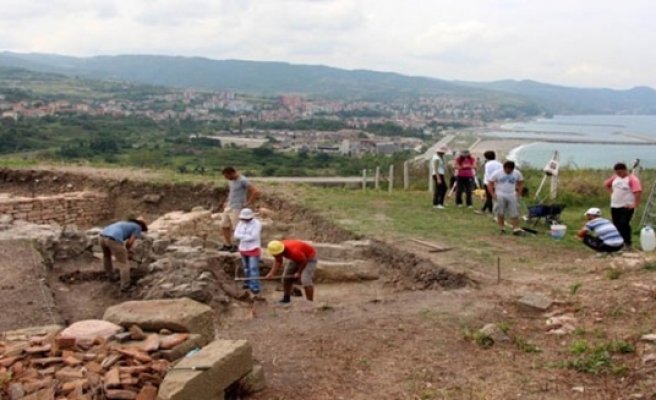 Batı Karadenizin Efesinde kazı çalışmaları sona erdi