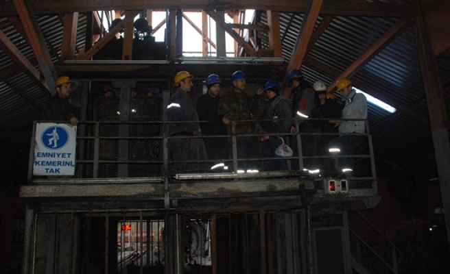 Eylemin sona erdiği maden ocağında 70 işçi işten çıkarıldı