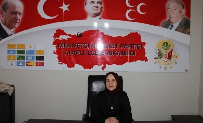 MHP  Alaplı kadın kolları teşkilatı seçim startını verdi