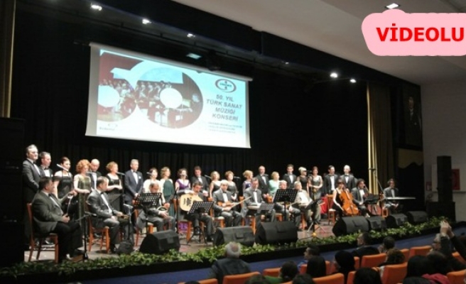 50.Yıl dolayısıyla Türk sanat Müziği konseri verildi
