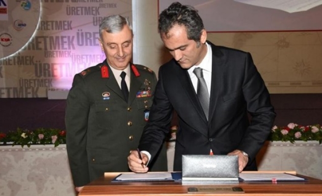 Harita Genel Komutanlığı ile işbirliği protokolü imzaladı