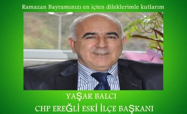 CHP Ereğli Eski İlçe Başkanı Yaşar Balcı