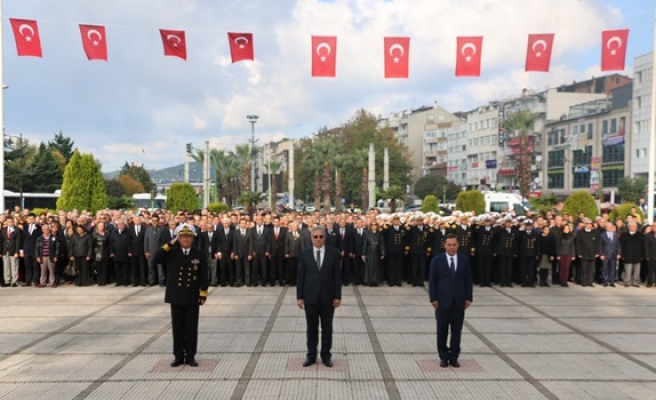 Gazi Mustafa Kemal Atatürk ölüm yıl dönümünde Kdz Ereğli´de törenle anıldı