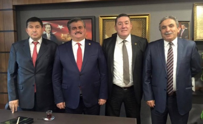 CHPli Başkandan, AK Partili Vekile ziyaret