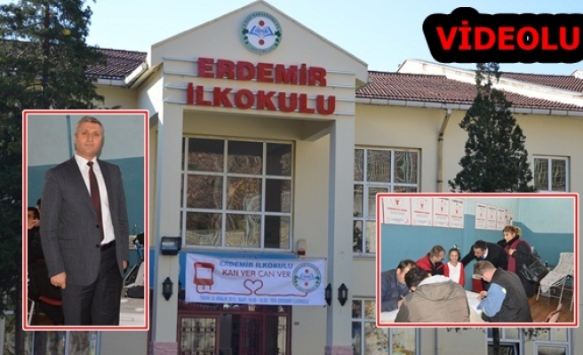 Kan Bağışı Kampanyasında Erdemir İlkokulu Türkiye rekorunu kırdı