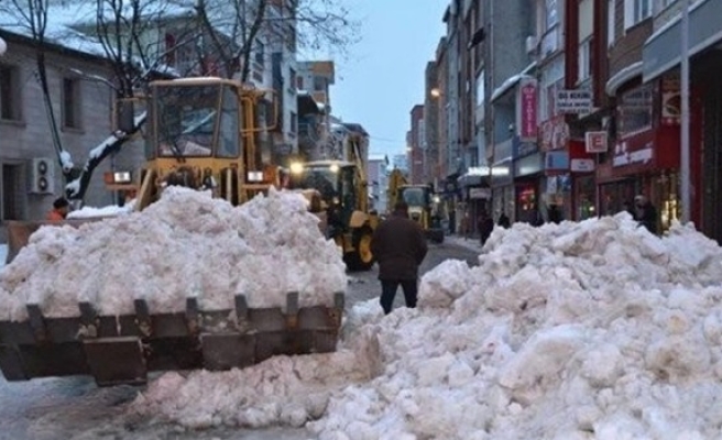 Alaplı Belediyesi karla mücadeleye hazır
