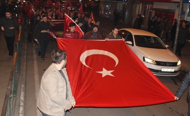 Zonguldak 18 Mart Çanakkale şehitleri için yürüdü