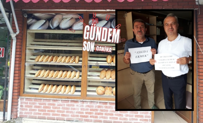 Kayı Çatalağzı'nda 'Askıda ekmek' projesini başlattı