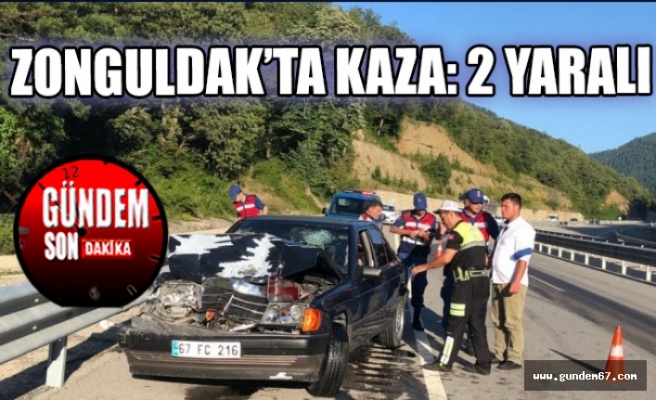 Zonguldak’ta Kaza: 2 yaralı
