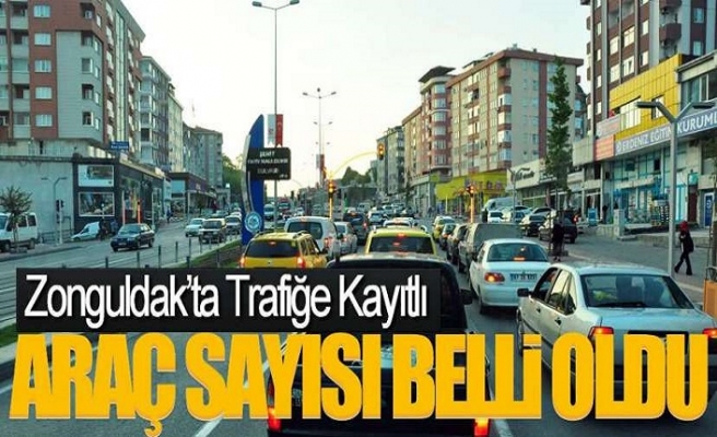 Zonguldak'ta Trafiğe Kayıtlı Araç Sayısı Belli Oldu