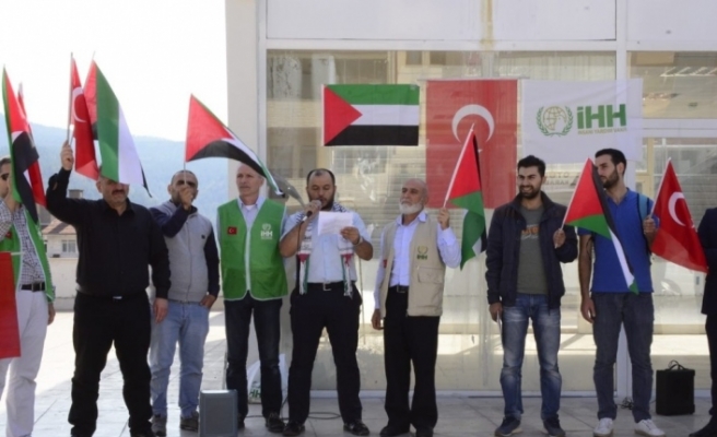 Karabük’te İsrail protesto edildi