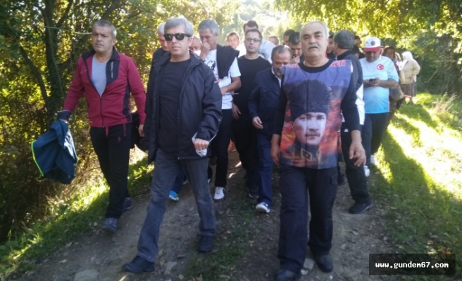 Zonguldak Cumhuriyet yürüyüşünde buluştu
