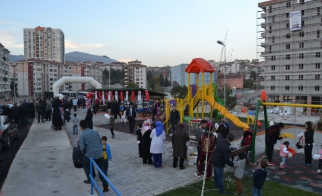 Ergenekon Mahallesi’nde park açılışı yapıldı