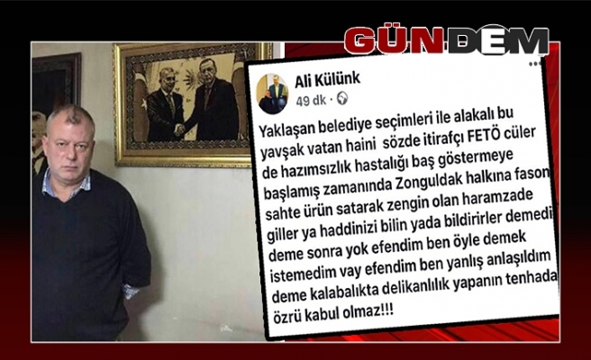 İş adamı Ali Külünk sosyal paylaşım sitesinden isyan etti
