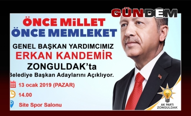 AK Parti Zonguldak halkını bekliyor
