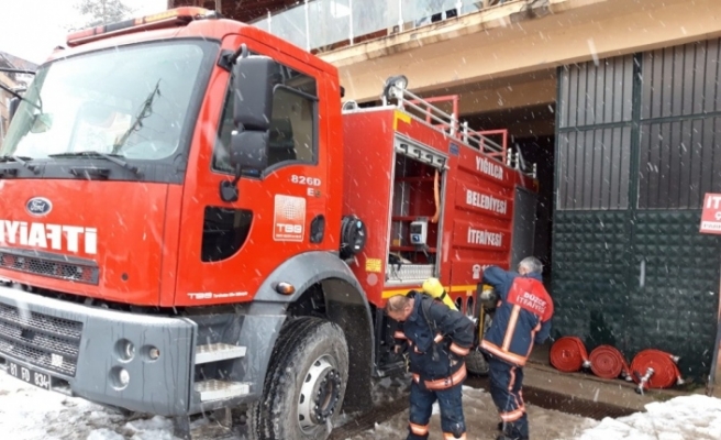 Yığılca’da itfaiye personeline yangın ve afet eğitimi