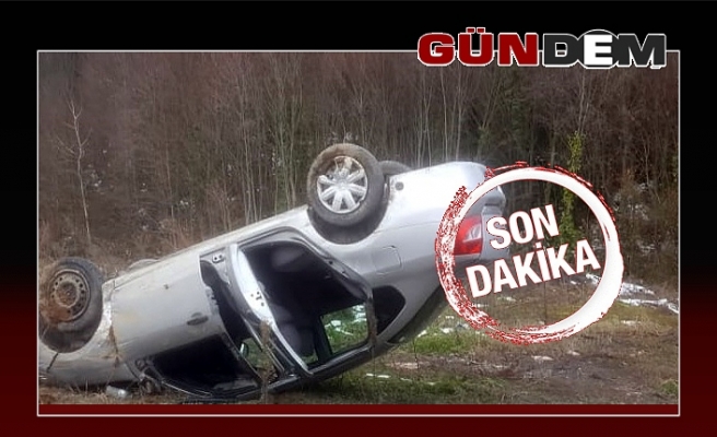 Zonguldak-Ereğli yolunda kaza...