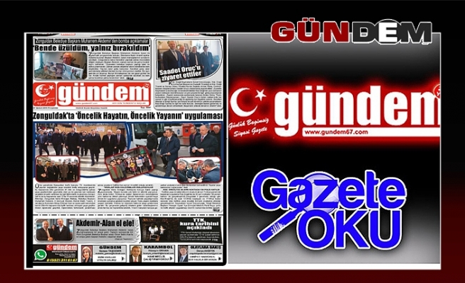 07 Şubat 2019 Perşembe Gündem Gazetesi