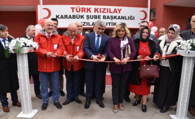 Türk Kızılayı Karabük Şubesi ‘Kızılay Butik’ açılışını yaptı