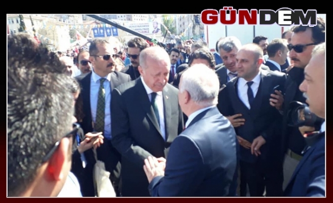 Cumhurbaşkanı Erdoğan ve Özbakır bir arada