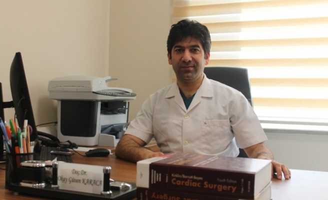 Düzce Üniversitesinde kalbi durdurmadan ameliyat