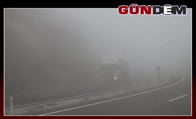 Zonguldak’ta sis! Görüş mesafesi 35 metreye kadar düştü