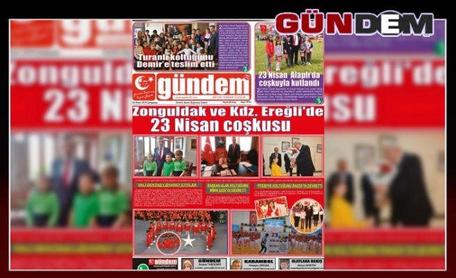 24 Nisan 2019 Çarşamba Gündem Gazetesi