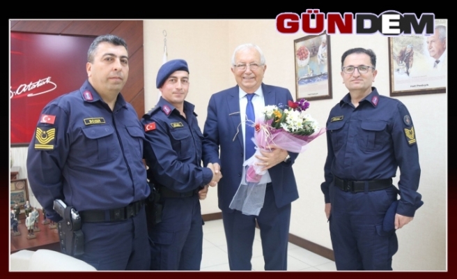 Emniyet ve Jandarma'dan Posbıyık'a ziyaret