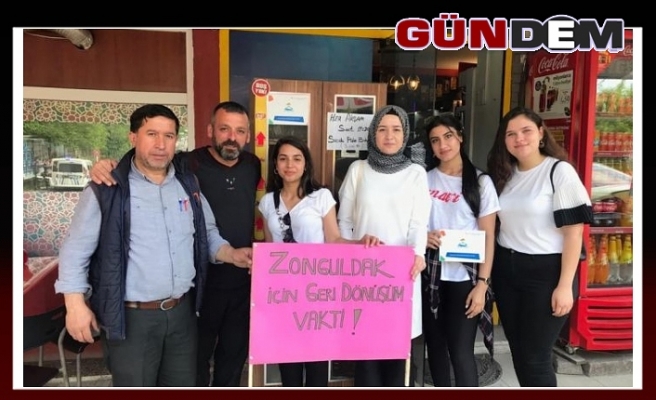 ‘Sıfır Atık’ Kapsamında Zonguldak’ta 74 Esnafa Ulaştılar
