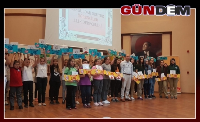 ‘Zonguldak Kitap okuyor’ yarışması şölen havasında yapıldı
