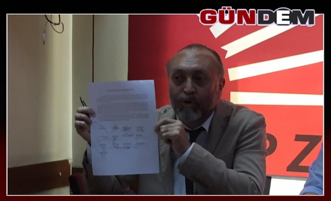 CHP'den salonu terk etme açıklaması