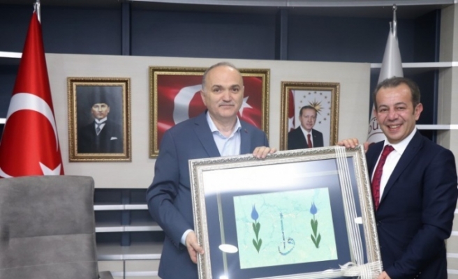 Başkan Özcan’dan Başkan Özlü’ye ziyaret