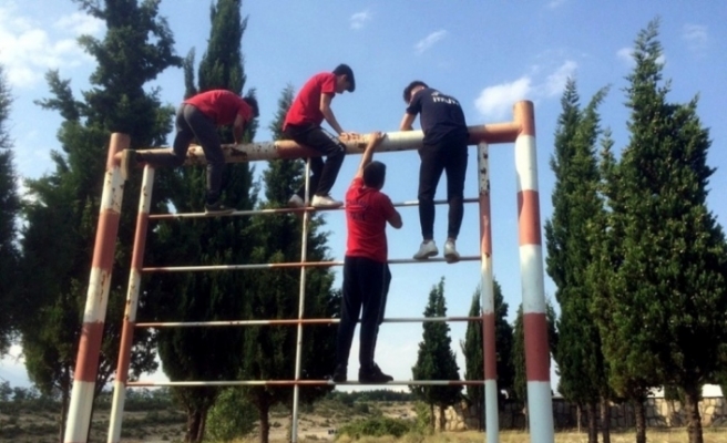 Safranbolu’da itfaiye ekipleri tatbikat ve eğitim yaptı