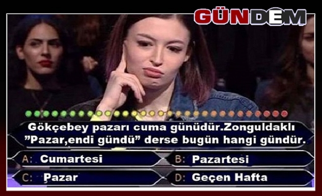 Bu soruyu kaç Zonguldaklı bilir?...