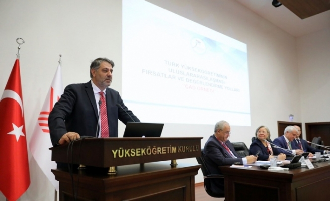 Rektör Polat, KBÜ’nün uluslarasılaşma süreçlerini anlattı