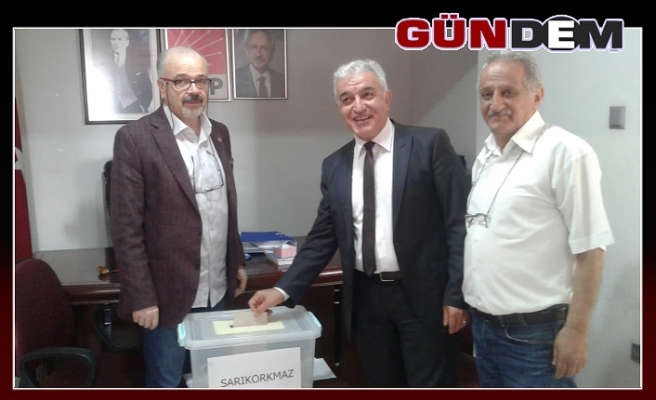 CHP’de ilk oylar kullanıldı…