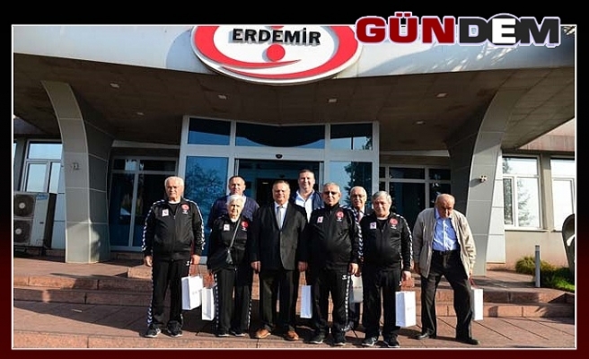 Huzurevi sakinlerinden Erdemir'e ziyaret!