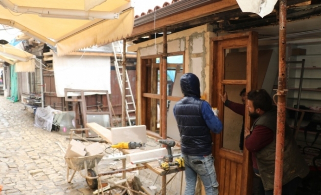 Safranbolu’da tarihi dükkanlar restore ediliyor