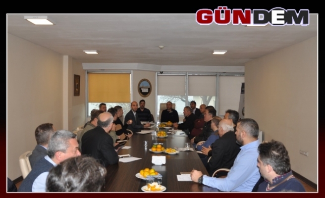 Zonguldak Ticaret ve Sanayi Odasının ev sahipliğinde toplandılar
