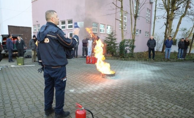 Bartın Üniversitesi’nde yangın ve tahliye tatbikatı yapıldı