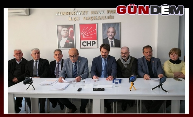 CHP ilçe baskanı Posbıyık'a sahip çıktı