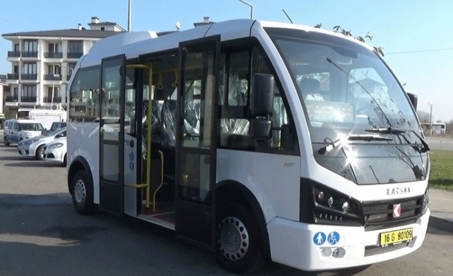 Düzce’de toplu taşımada yeni minibüsler
