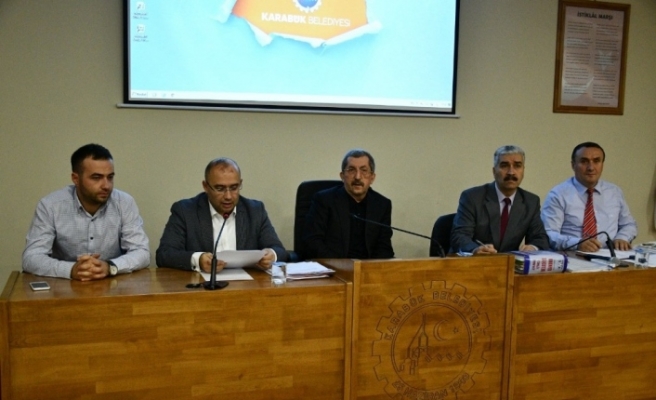 Karabük Belediyesi Meclis Toplantısı yapıldı