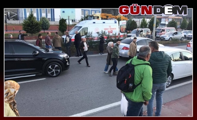 Kozlu'da Öğrenciye araç çarptı!..